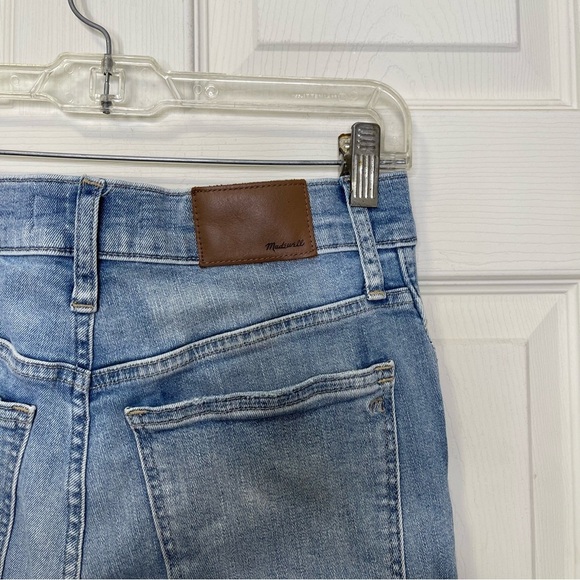 Madewell Petite 10" High-Rise Skinny Jeans in Wheeler Wash Sz 28P - Picture 8 of 11